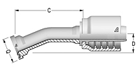 22.5° O-Ring Flange SAE J518 Code 61