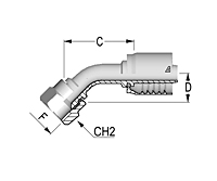 45° JIC Female Swivel 37° Seat