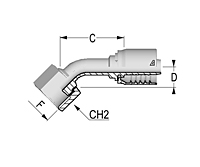 45° ORFS Female