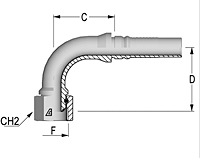 90T BSP Swivel Female 60T Cone Interlock