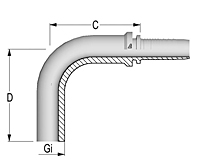 90T Metric Bent Tube Standpipe DIN 2353