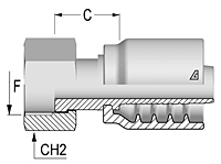 BSPP Female Flat Seat