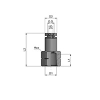 DOT-BRFC Series Female Straight Fittings - 2