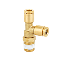 DOT-BRMBTS Series Swivel Male Branch Tee Fittings