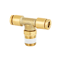 DOT-BRMRTS Series Swivel Male Run Tee Fittings