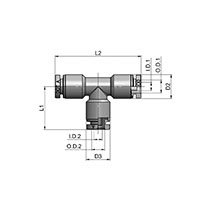 DOT-BRUNT Series Union Tee Fittings - 2