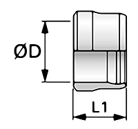 Double Cutting Ring DIN 24T Light Series