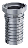 Female I-Line x Hose Shank Crimp Fitting