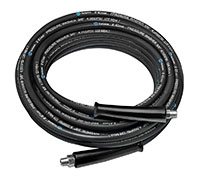 K-Kleen™ KK4PW™ Series 3/8 in. Hose ID and 50 ft Length Black Pressure Washer Hose Assembly (KK4PW06BKMMSX50)