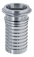 MILS-SS Series Sanitary Crimp Hose Fitting 316SS Male I-Line x Hose Shank