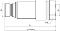 Secondary Image - ISO 16028 Flat Face QG Male Coupler with Female Thread