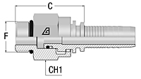 SAE Male O-Ring Boss Swivel