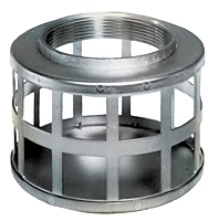 Square Hole Zinc Plated Steel Strainer (NPSM Threads)