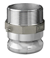 Stainless Steel Part F Male Adapter x Male NPT