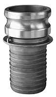 Item Image -  Aluminum Part E Male Adapter x Hose Shank