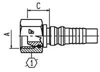 Item Image - BSP Swivel Female 60&#176; Cone Interlock