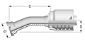 22.5° O-Ring Flange SAE J518 Code 61