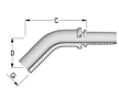 45T Metric Bent Tube Standpipe DIN 2353