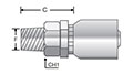 NPTF Male 60° Seat