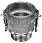 Product Image - Aluminum Swivel Cam & Groove Coupling 