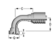 90T SUPERCAT Flange Solid One Piece