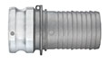 Aluminum Part E Male Adapter x Hose Shank