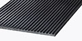 Product Image - Black "V" Corrugated Rubber Matting