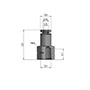 DOT-BRFC Series Female Straight Fittings - 2