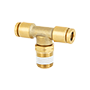 DOT-BRMRTS Series Swivel Male Run Tee Fittings