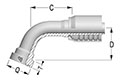 60º SUPERCAT Flange