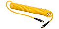 Series HSC2841 Yellow Polyurethane Self-Store Tubing & Reinforced Hose