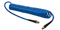 Series HSC2846 Blue Polyurethane Self-Store Tubing & Reinforced Hose