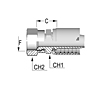 JIC Female Swivel 37º Seat Dual Hex