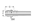 Two-Piece Fittings, Interlock Inserts, US End Configurations - JIC Male 37º Interlock - X Series