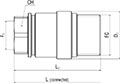 Secondary Image - Screw Coupling Flat Face QK Female Coupler with Female Thread