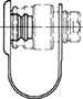 Primary Image - QP Poppet Industry Standard Plastic Dust Plug