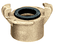 Brass Two Lug Female Threaded Coupling (NPT Threads)