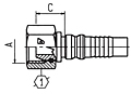 Item Image - BSP Swivel Female 60&#176; Cone Interlock